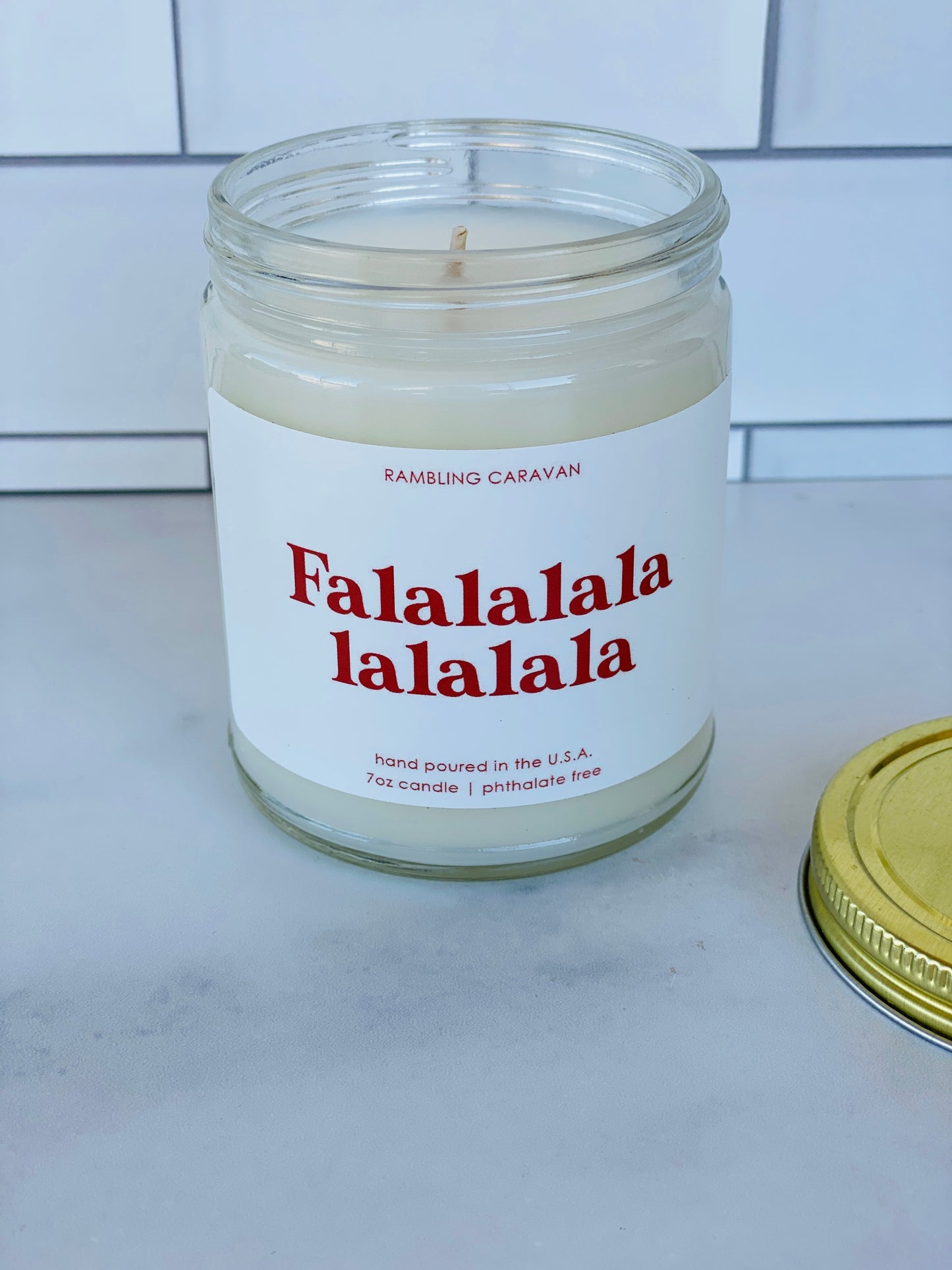 Falalalala-lalalala Candle