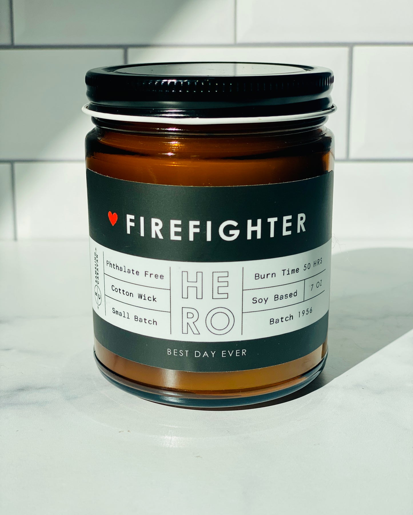 Firefighter (Hero) Candle