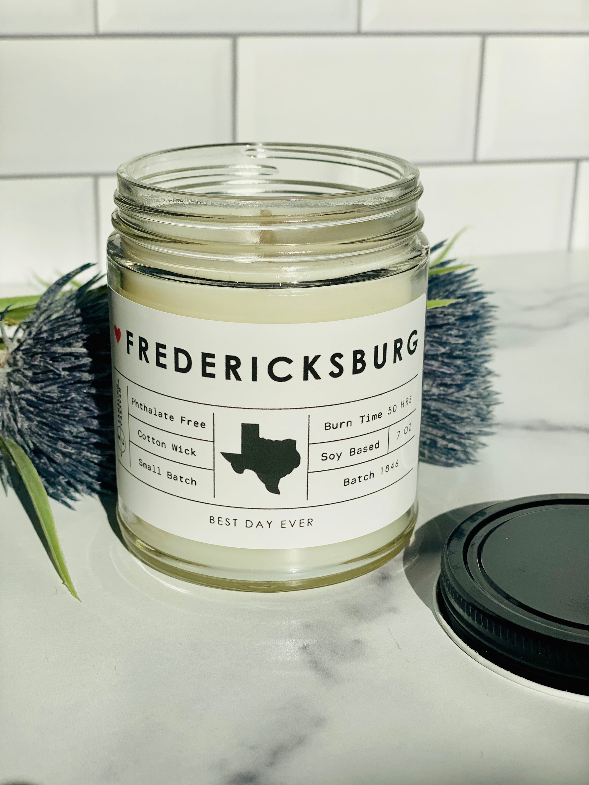 Fredericksburg, TX Candle