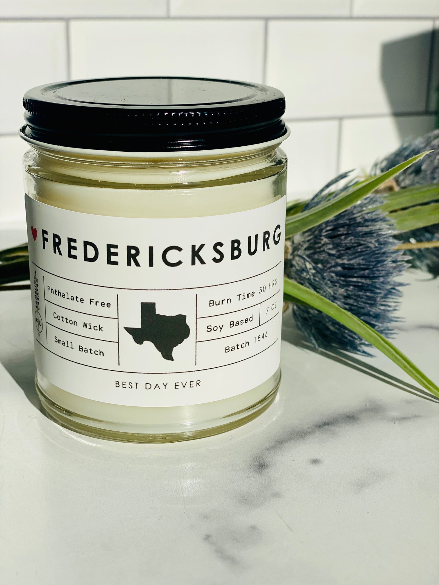 Fredericksburg, TX Candle