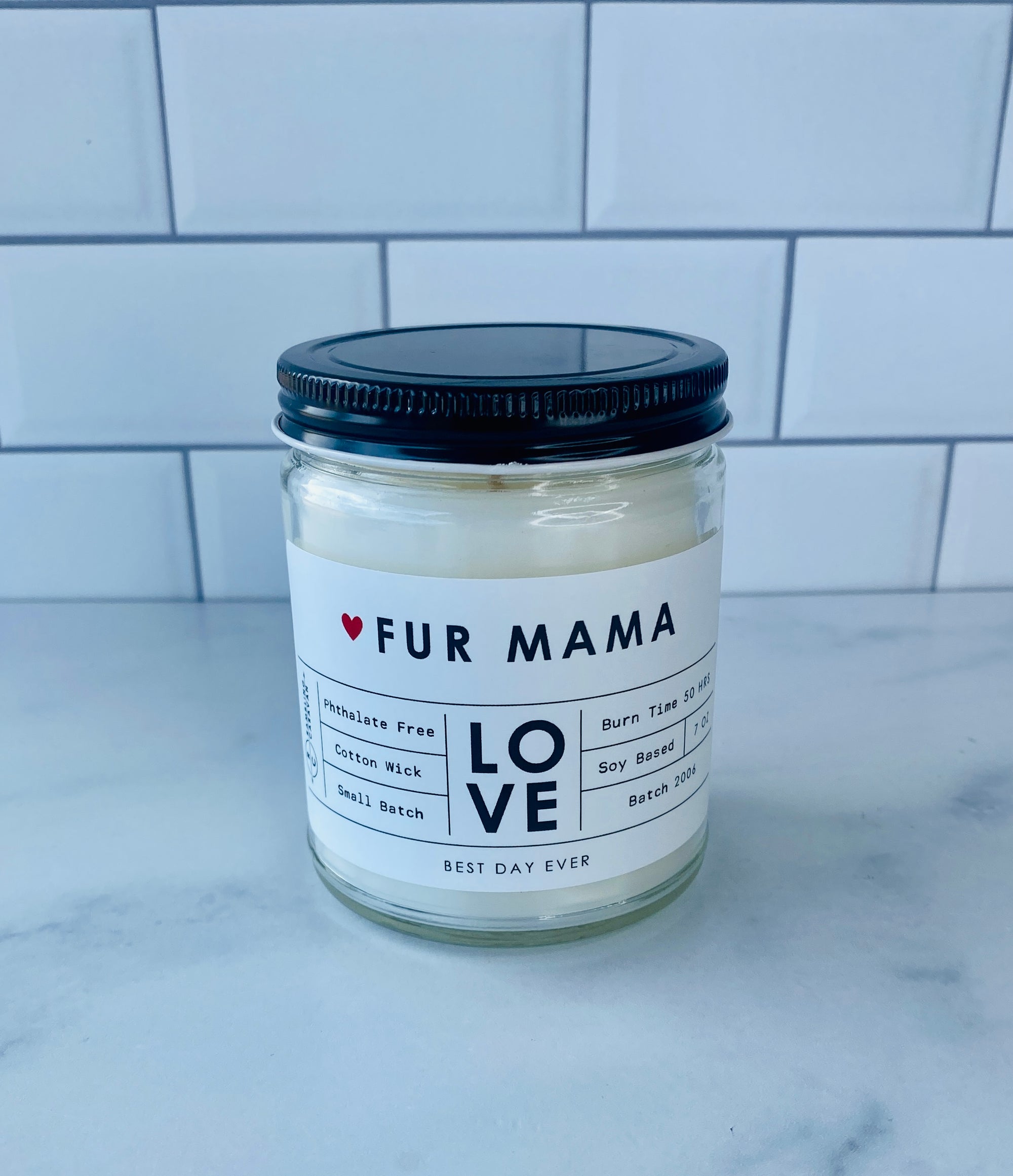Fur Mama Candle