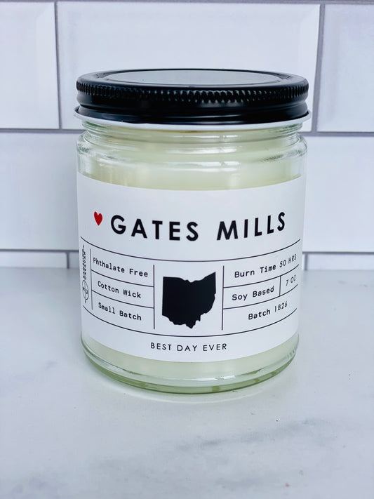 Gates Mills, OH Candle