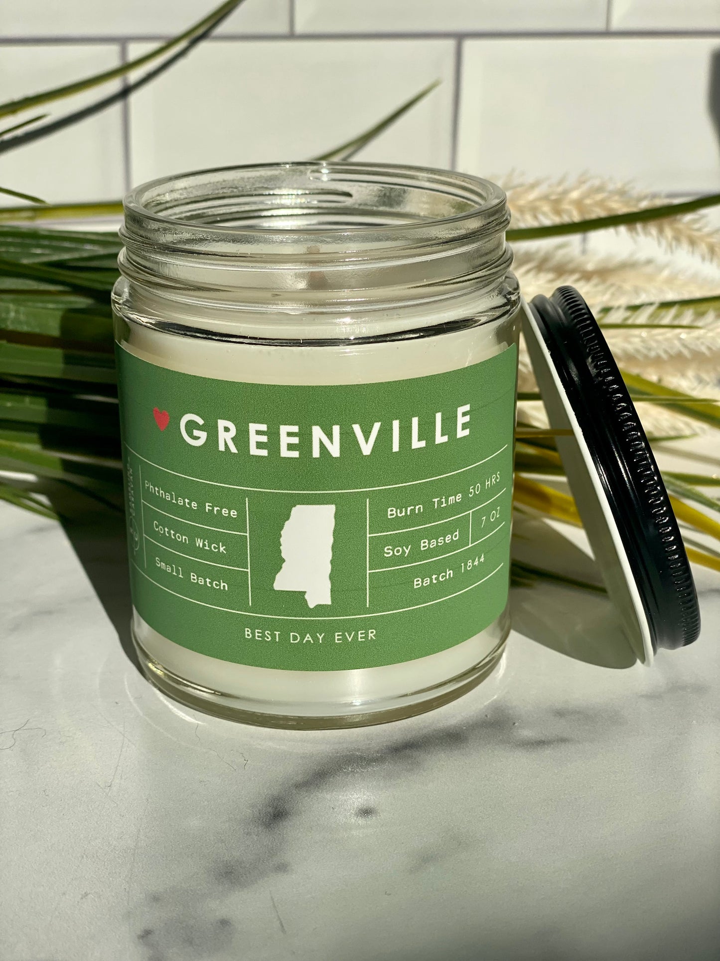 Greenville, MS Candle