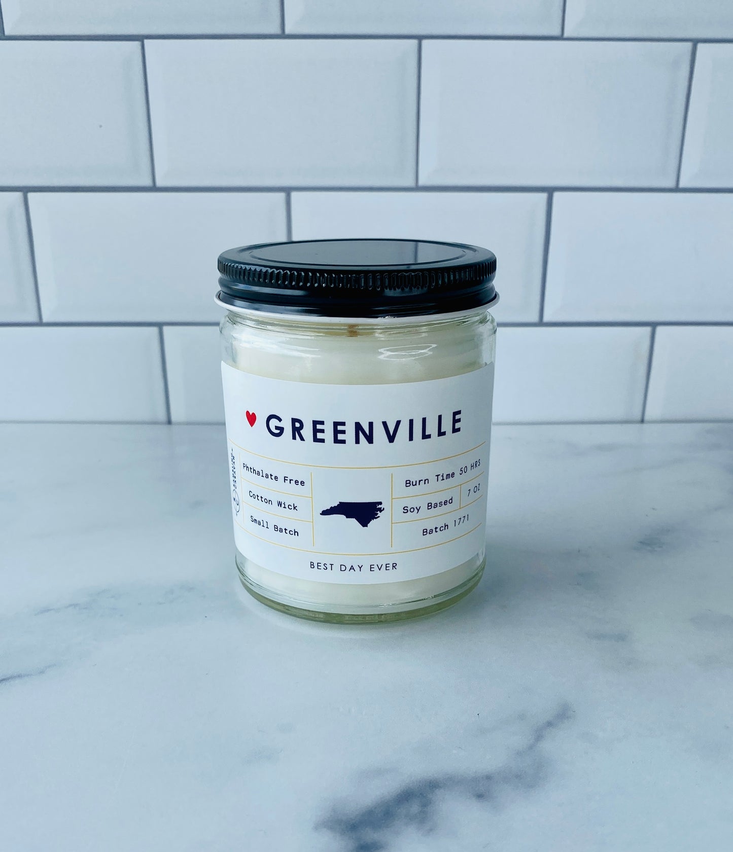 Greenville, NC Candle