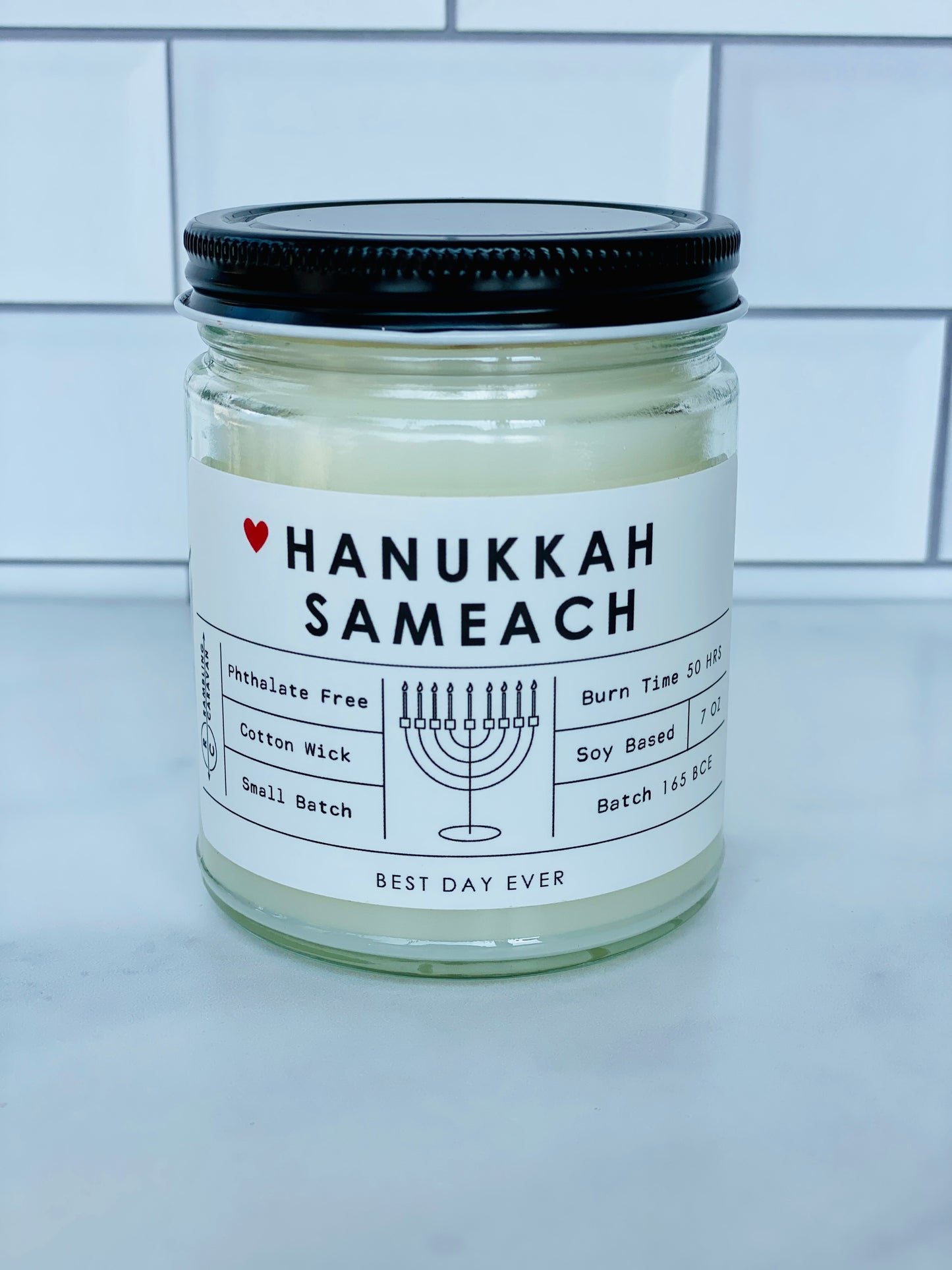 Hanukkah Sameach Candle