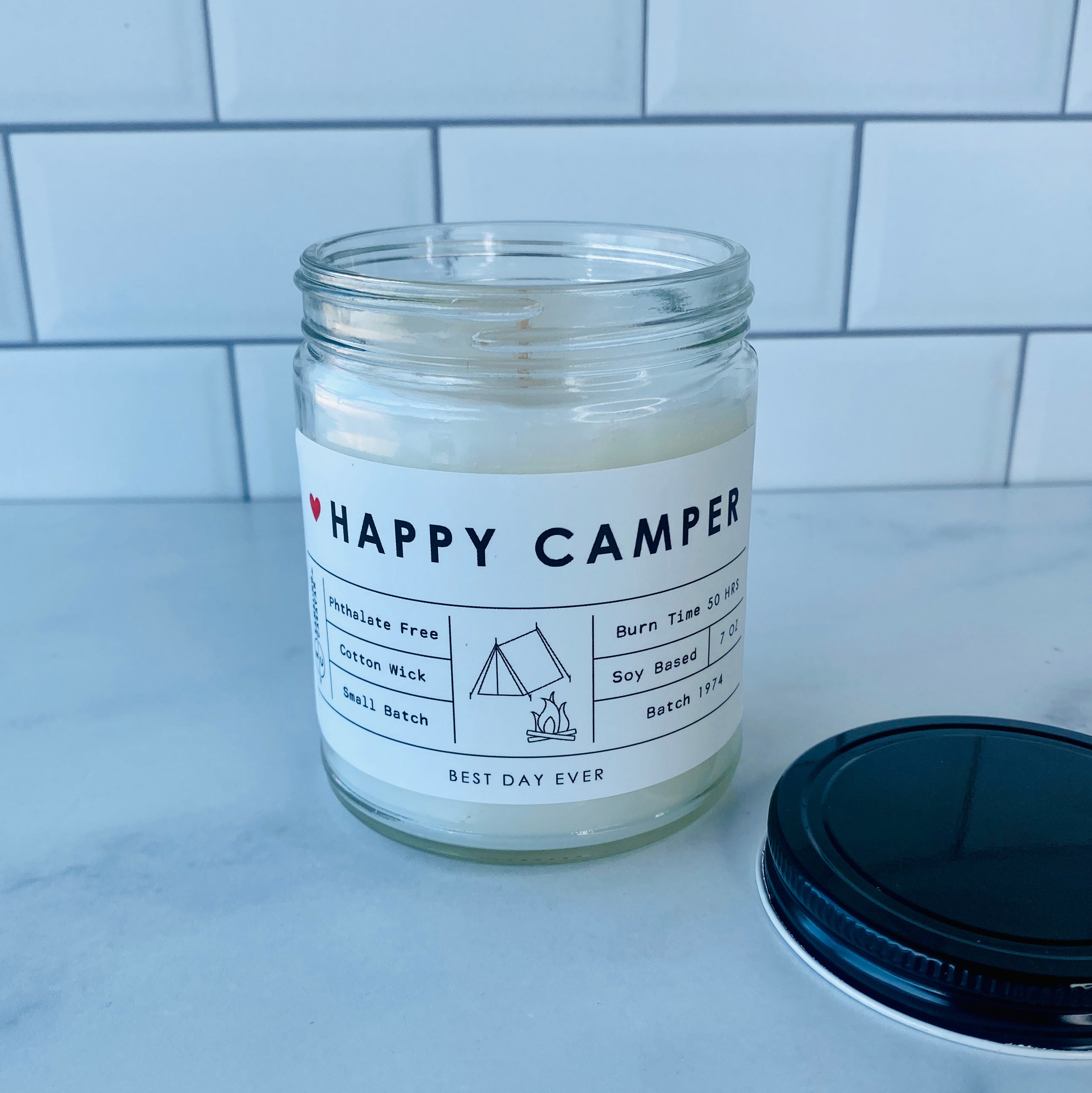 Happy Camper Candle – Rambling Caravan