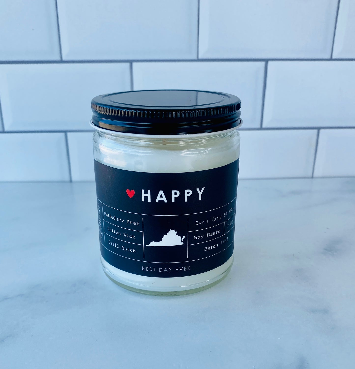 Happy (Virginia) Candle