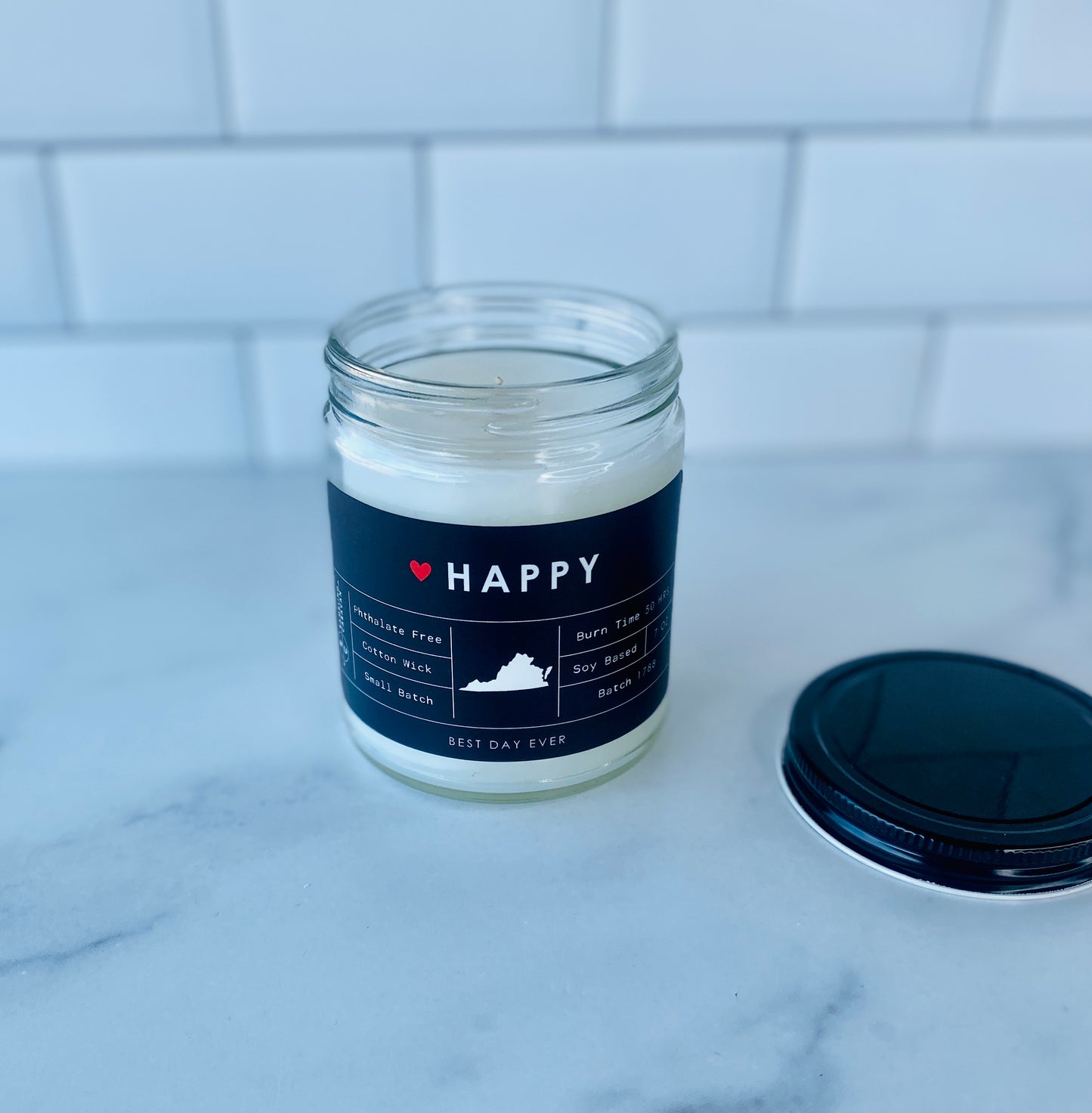 Happy (Virginia) Candle