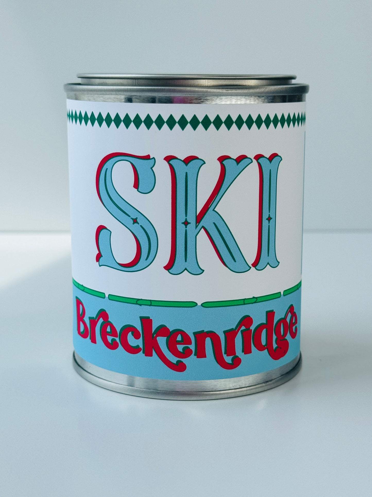 Ski Breckenridge - Paint Tin Candle