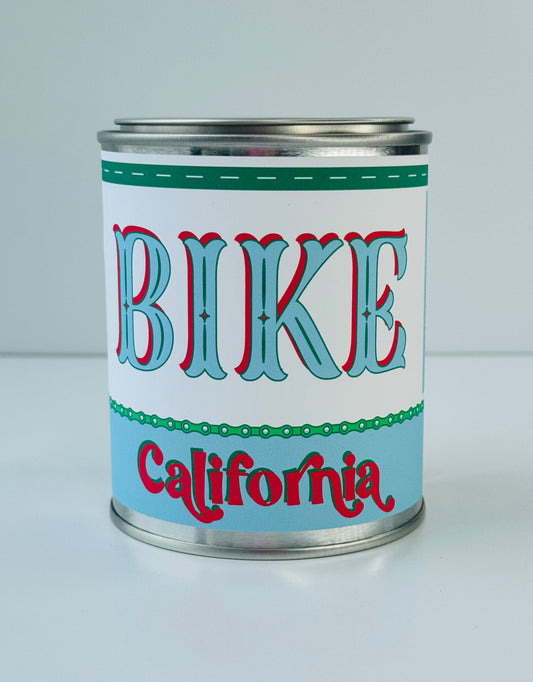 Bike California - Paint Tin Candle