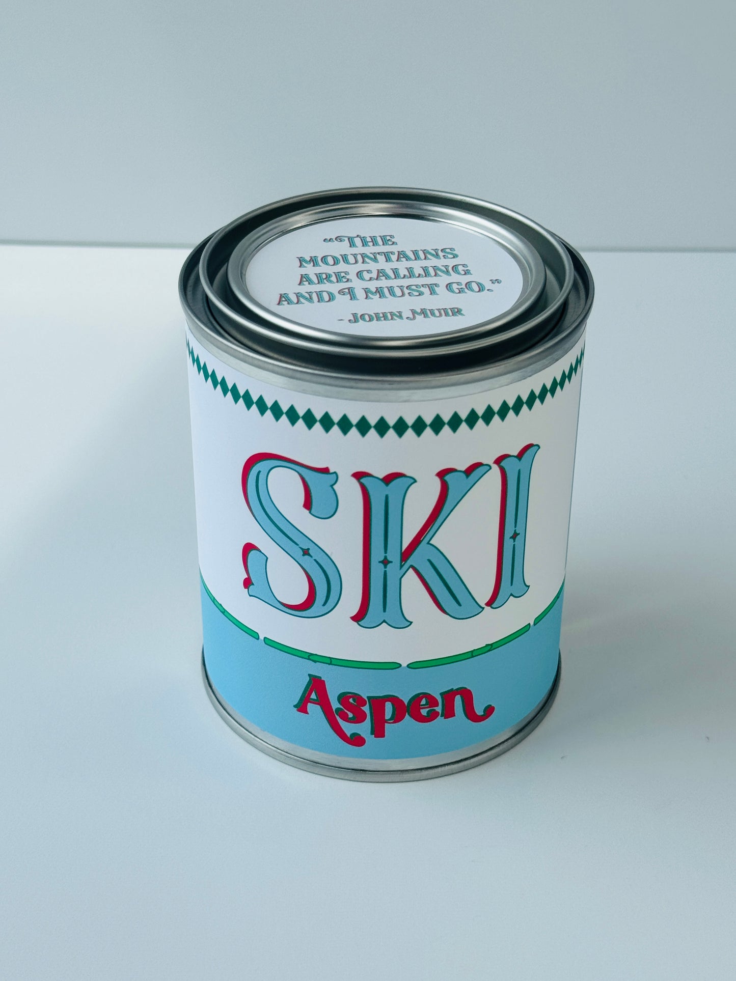 Ski Aspen - Paint Tin Candle