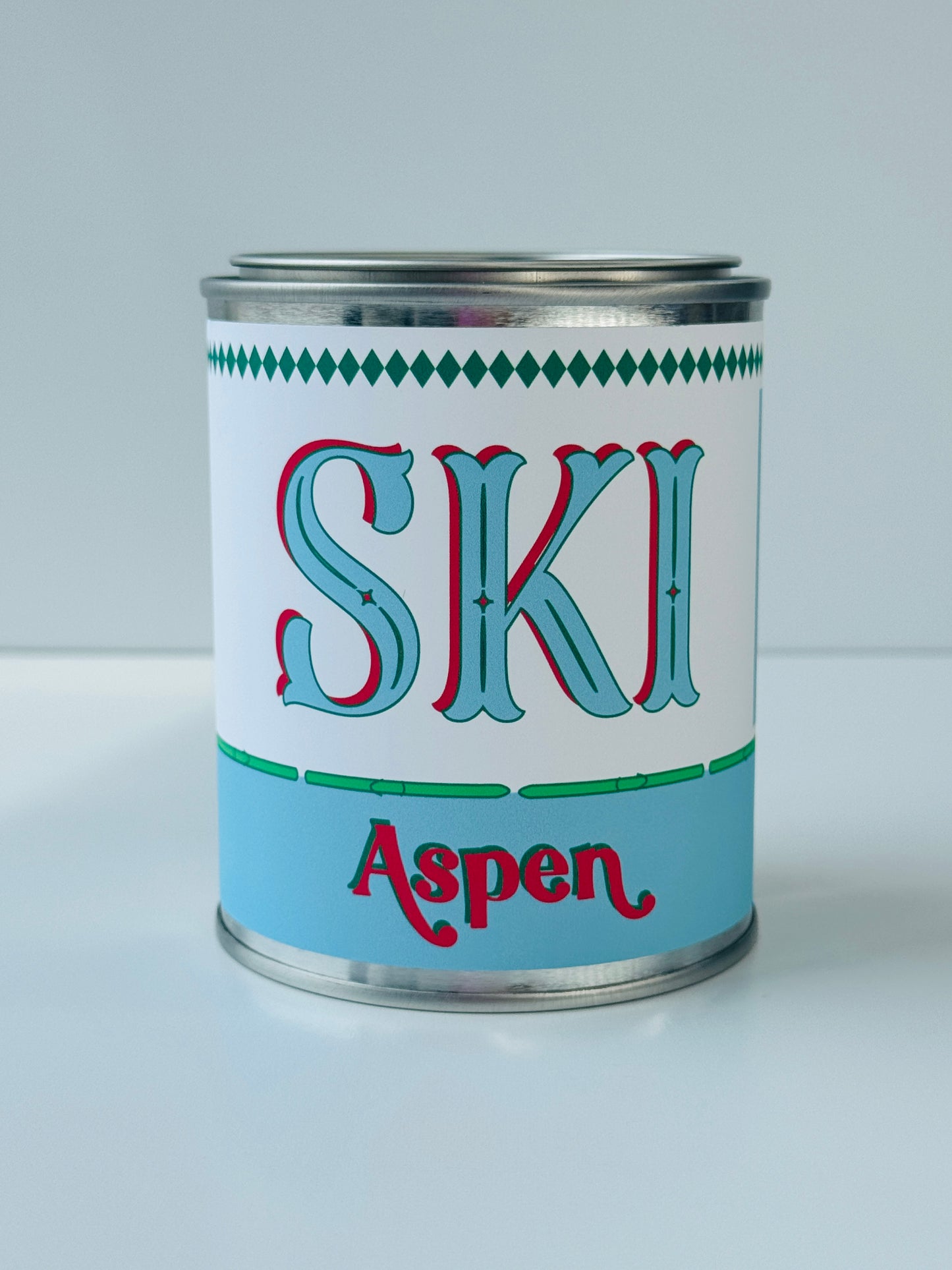 Ski Aspen - Paint Tin Candle