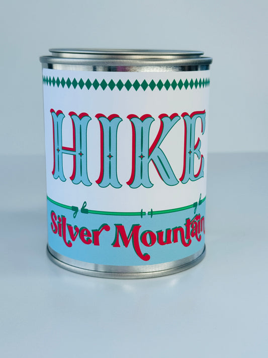 Hike Silver Mountain - Paint Tin Candle