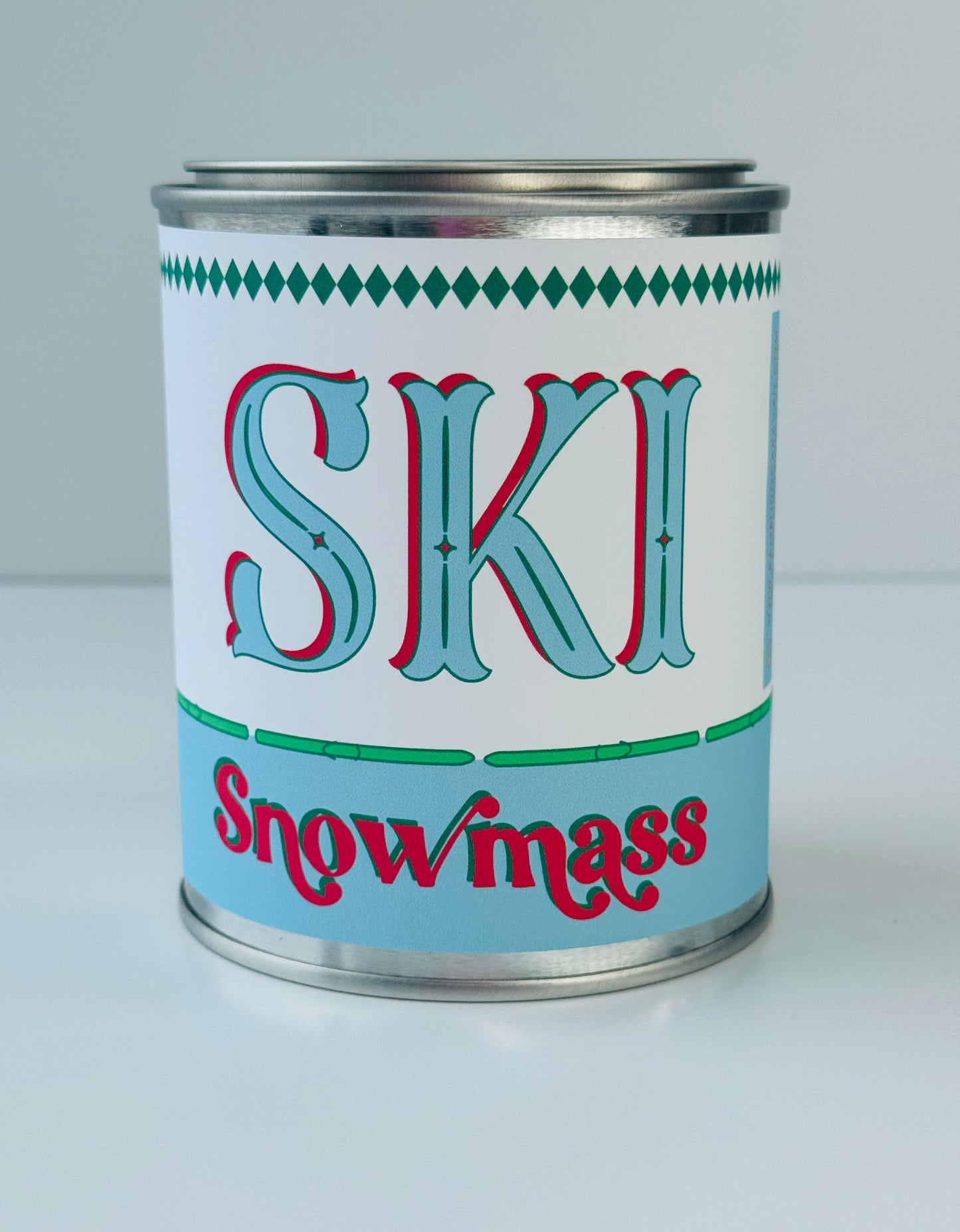 Ski Snowmass - Paint Tin Candle