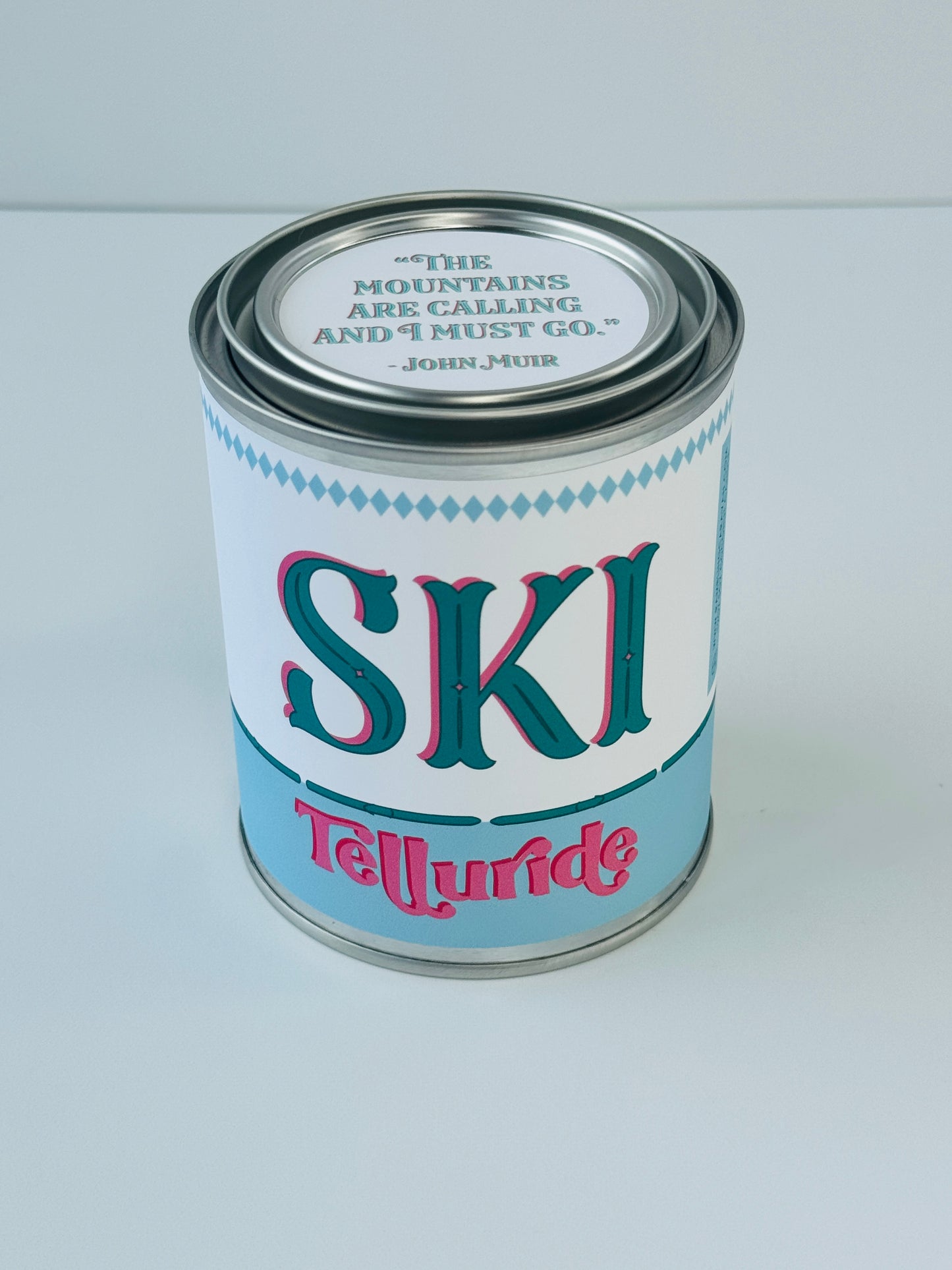 Ski Telluride - Paint Tin Candle