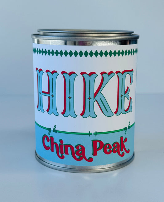 Hike China Peak - Paint Tin Candle