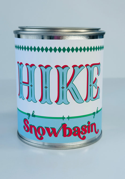 Hike Snowbasin - Paint Tin Candle