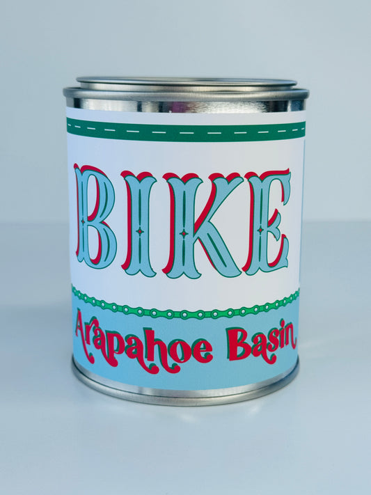 Bike Arapahoe Basin - Paint Tin Candle