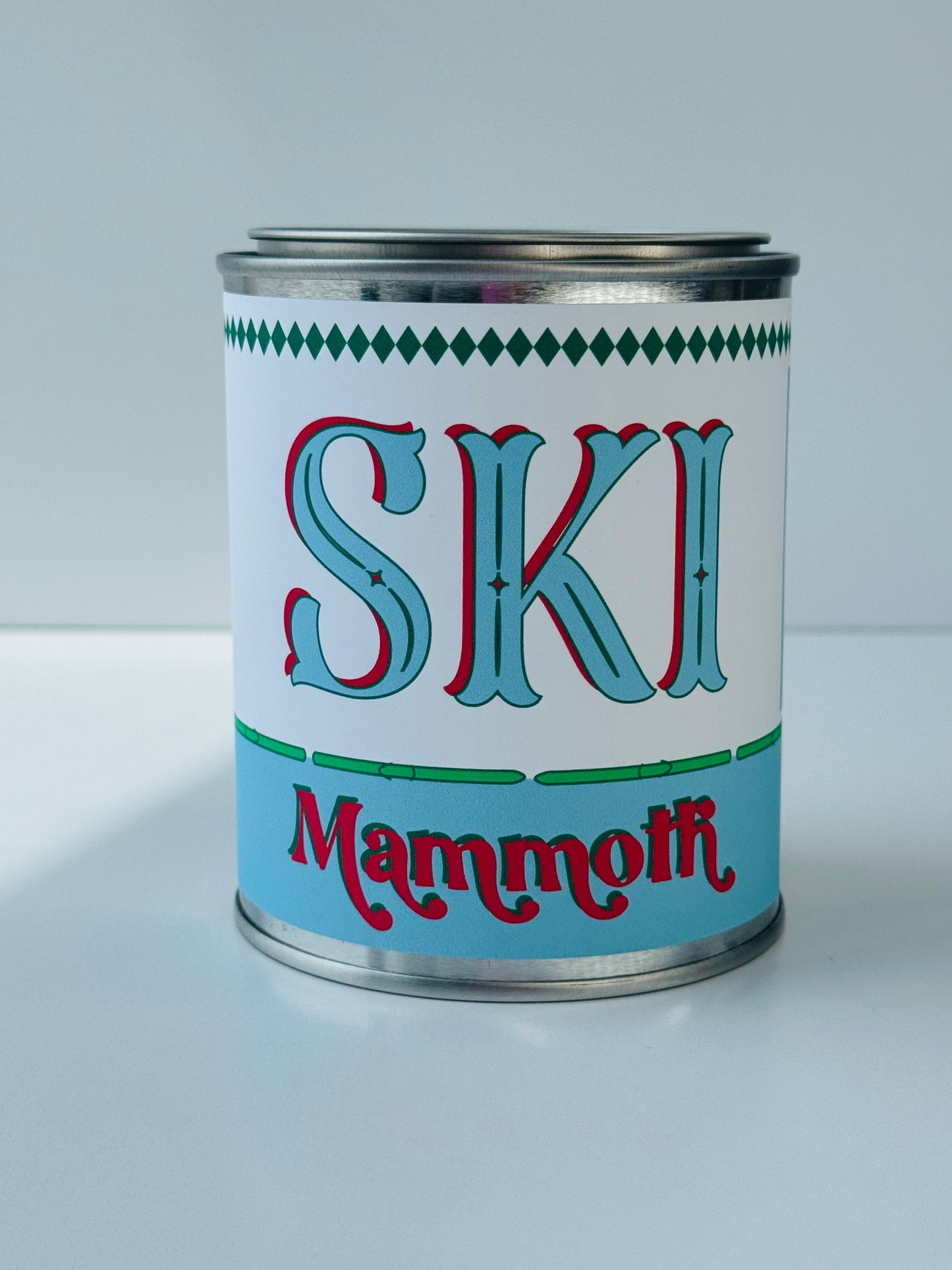 Ski Mammoth - Paint Tin Candle