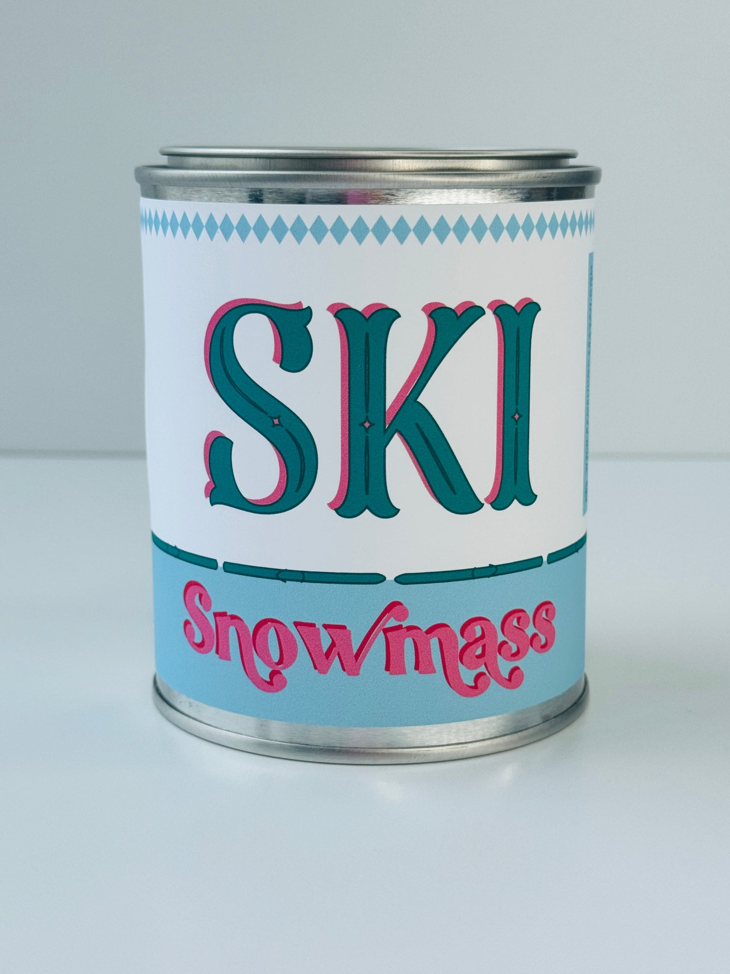 Ski Snowmass - Paint Tin Candle