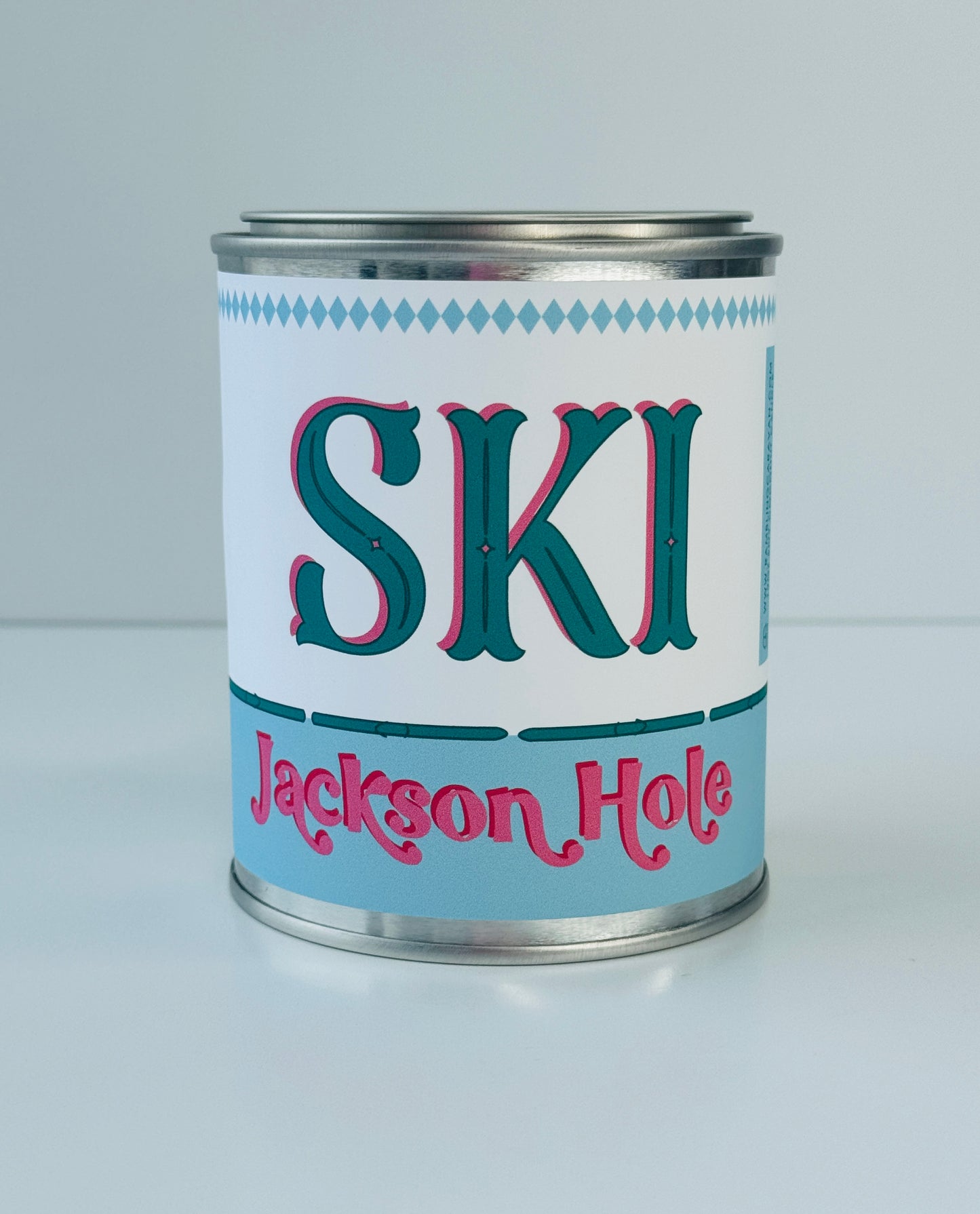 Ski Jackson Hole - Paint Tin Candle