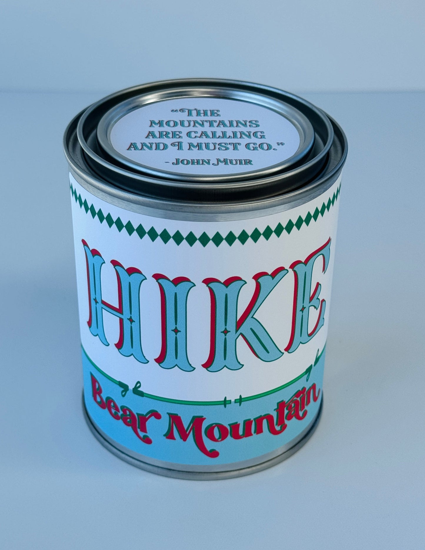 Hike Bear Mountain - Paint Tin Candle