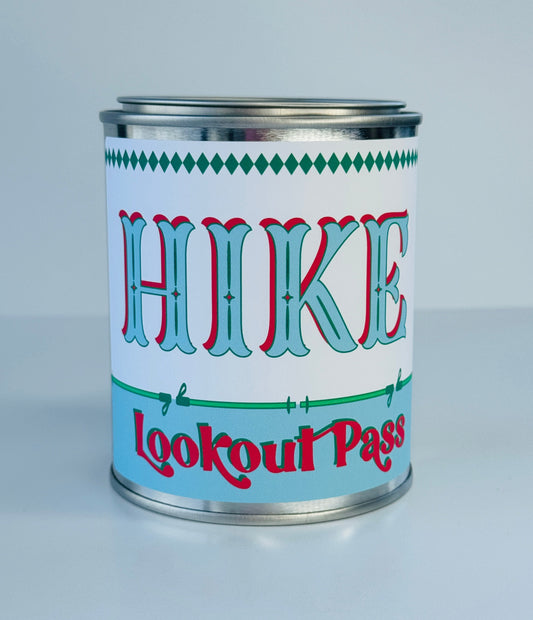 Hike Lookout Pass - Paint Tin Candle