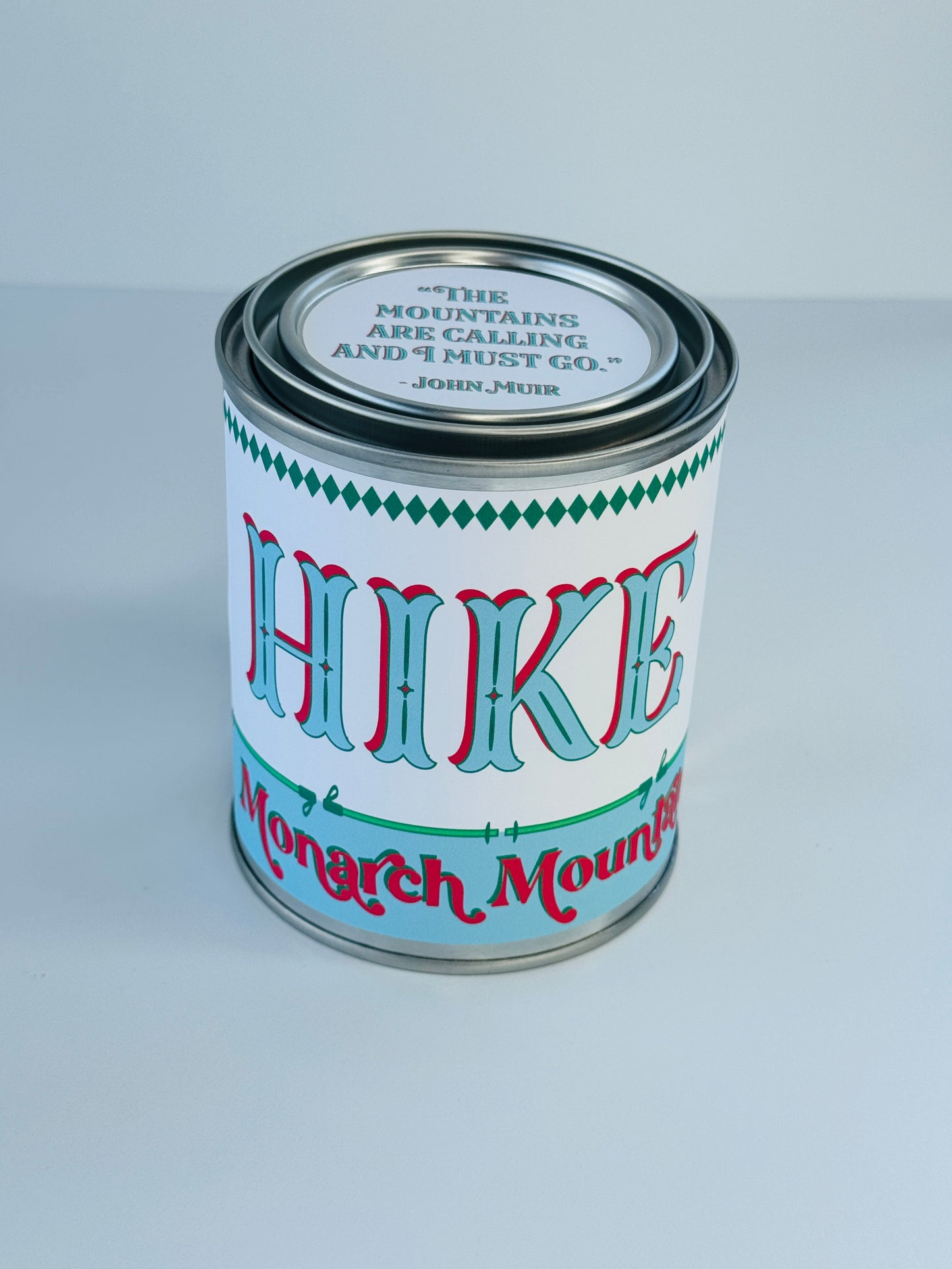 Hike Monarch Mountain - Paint Tin Candle