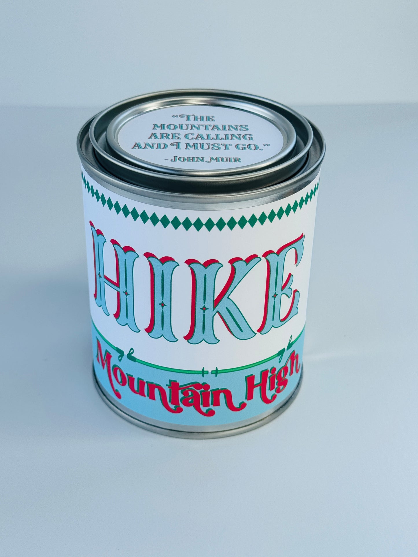 Hike Mountain High - Paint Tin Candle