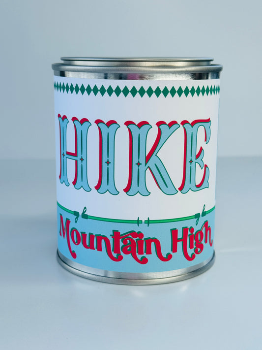 Hike Mountain High - Paint Tin Candle