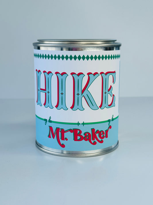 Hike Mt. Baker - Paint Tin Candle