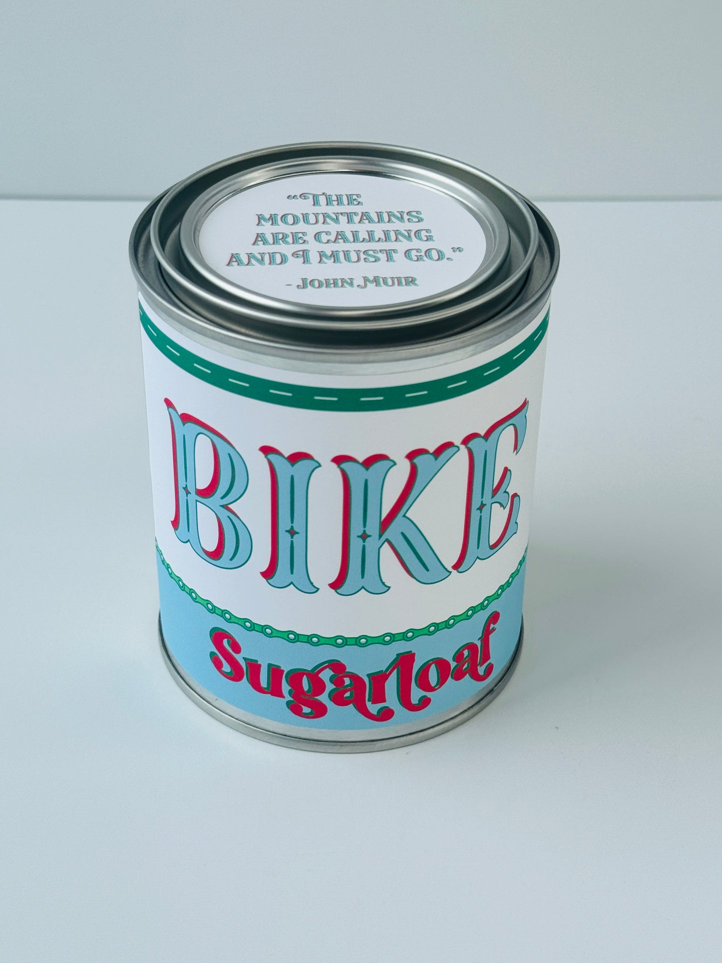 Bike Sugarloaf - Paint Tin Candle