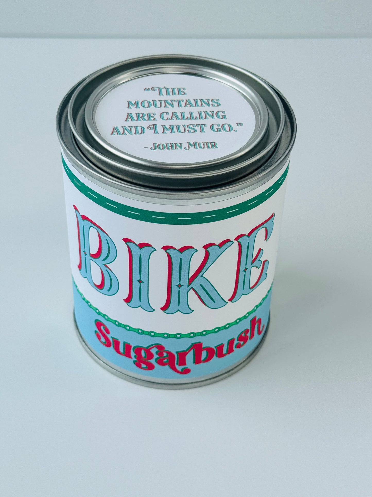 Bike Sugarbush - Paint Tin Candle