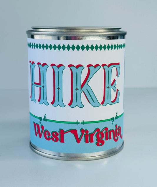 Hike West Virginia - Paint Tin Candle