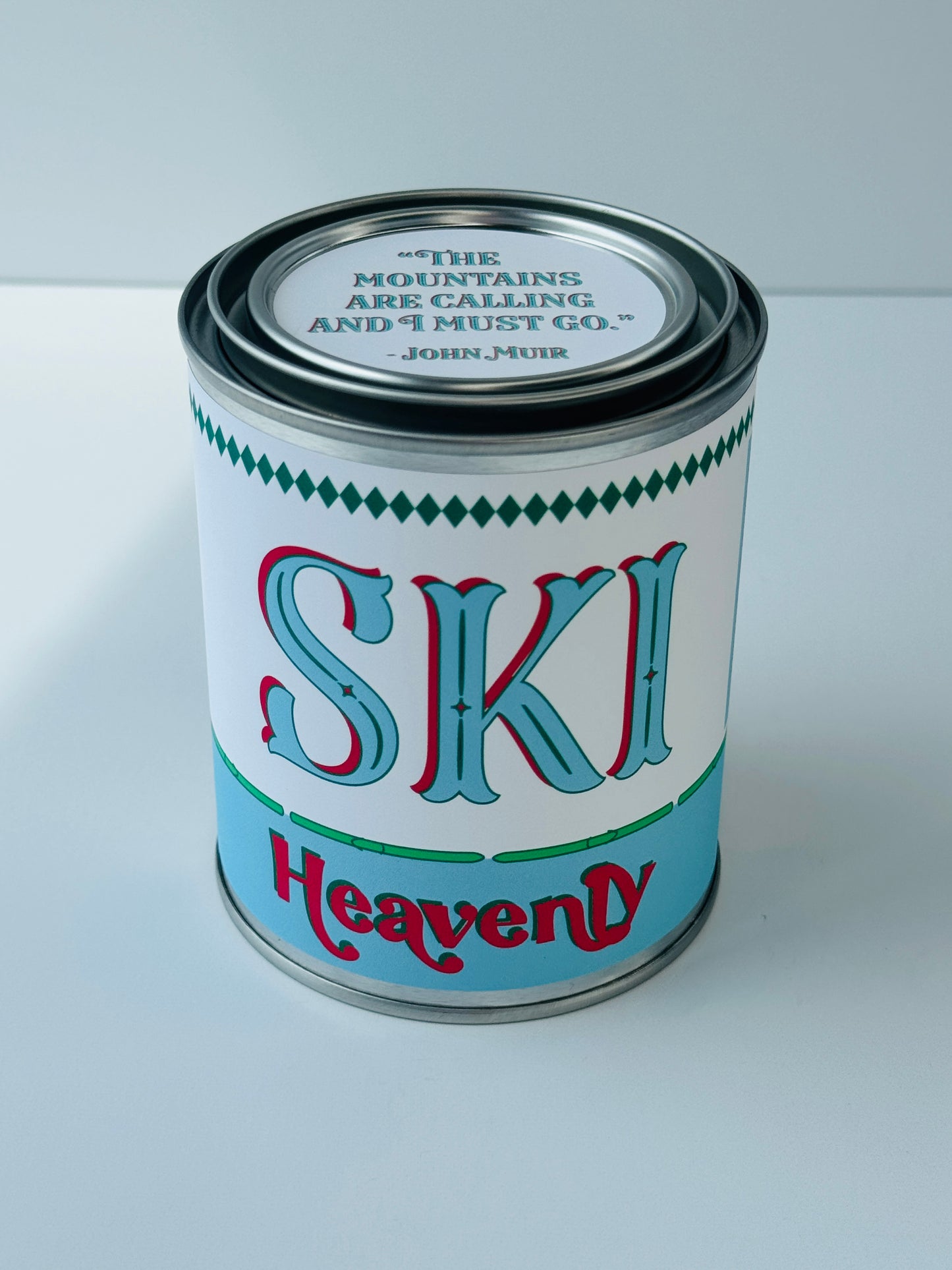 Ski Heavenly - Paint Tin Candle