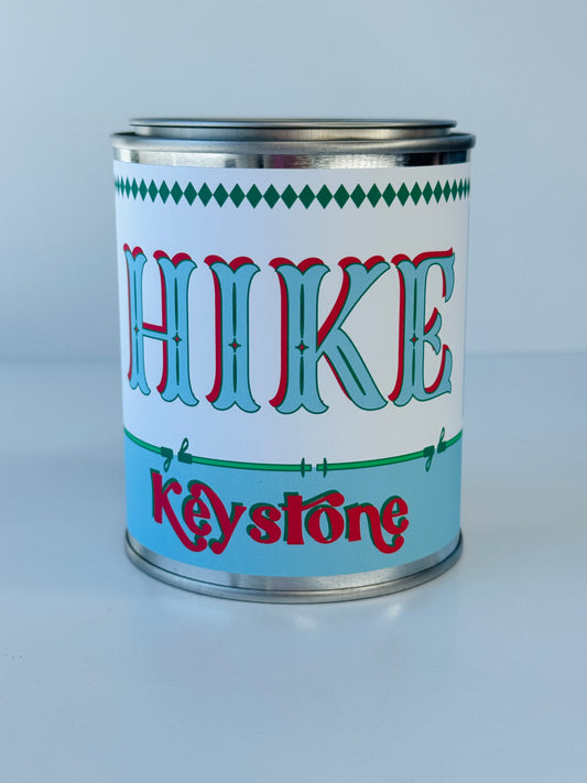 Hike Keystone - Paint Tin Candle