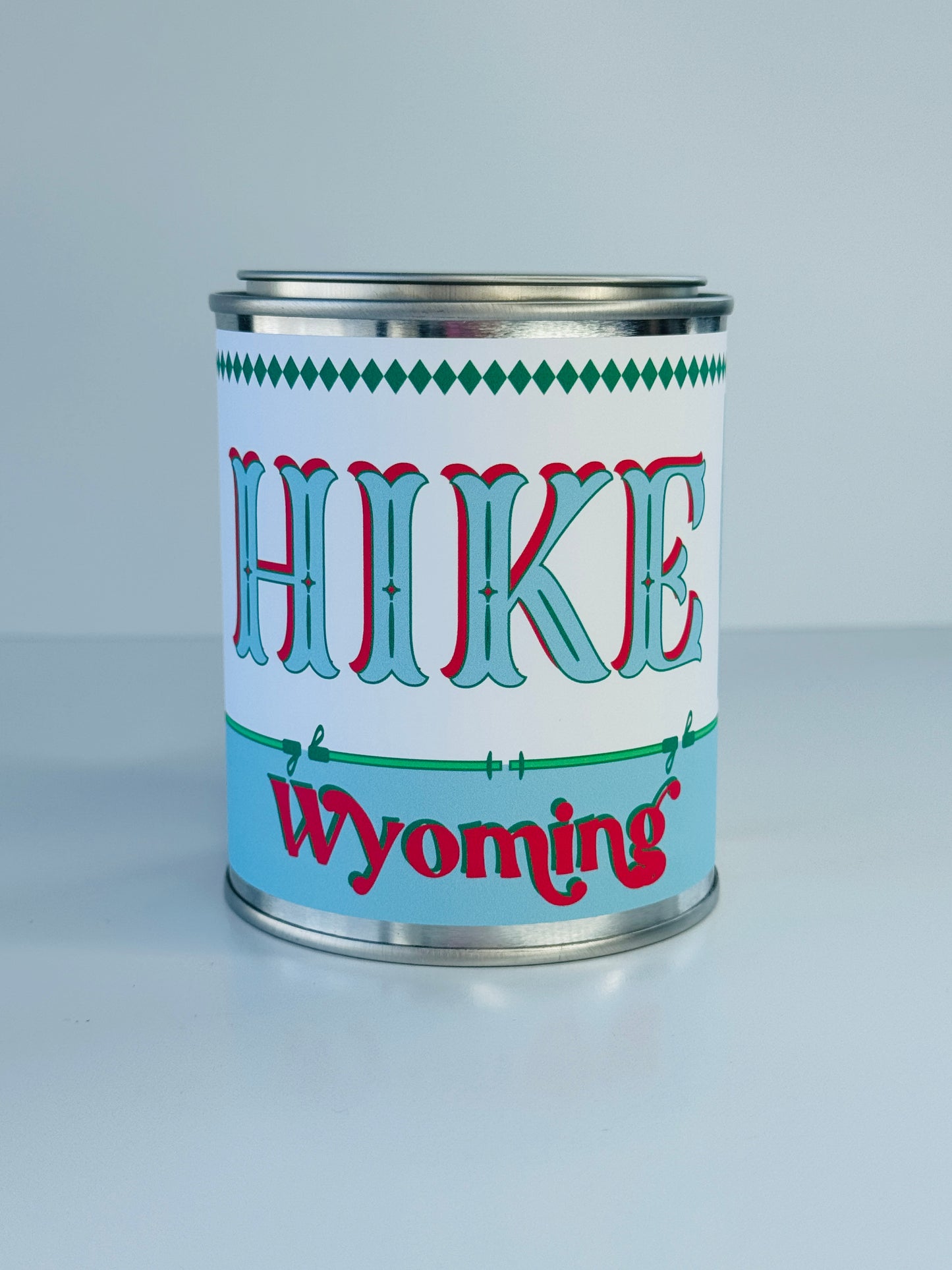 Hike Wyoming - Paint Tin Candle