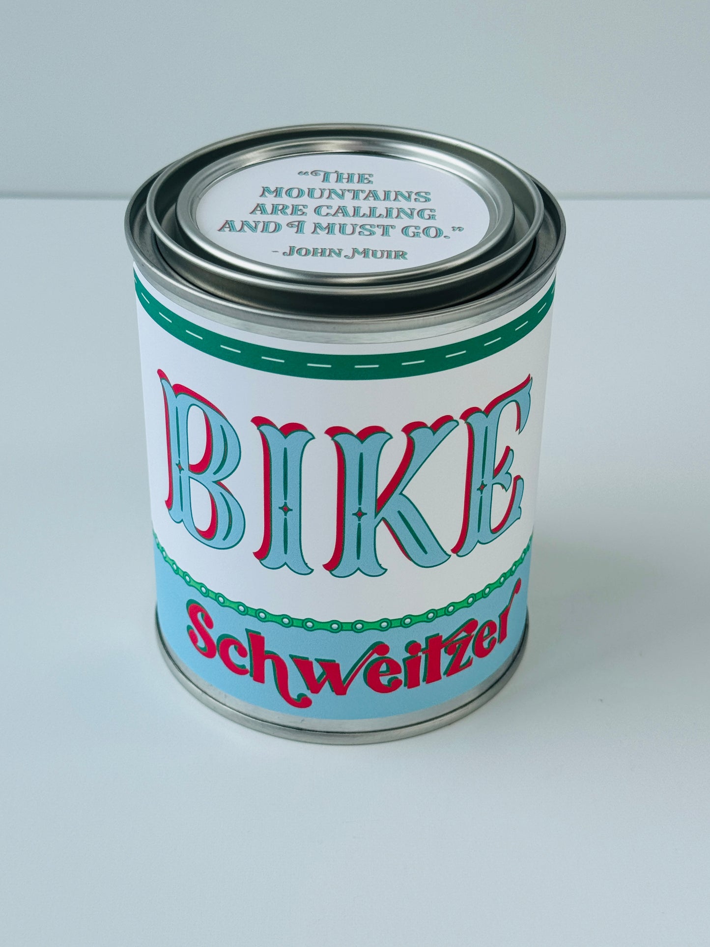 Bike Schweitzer - Paint Tin Candle