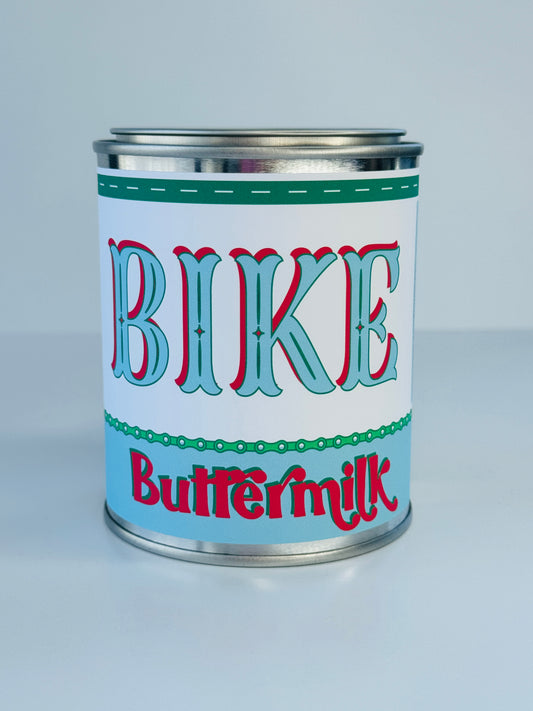 Bike Buttermilk - Paint Tin Candle