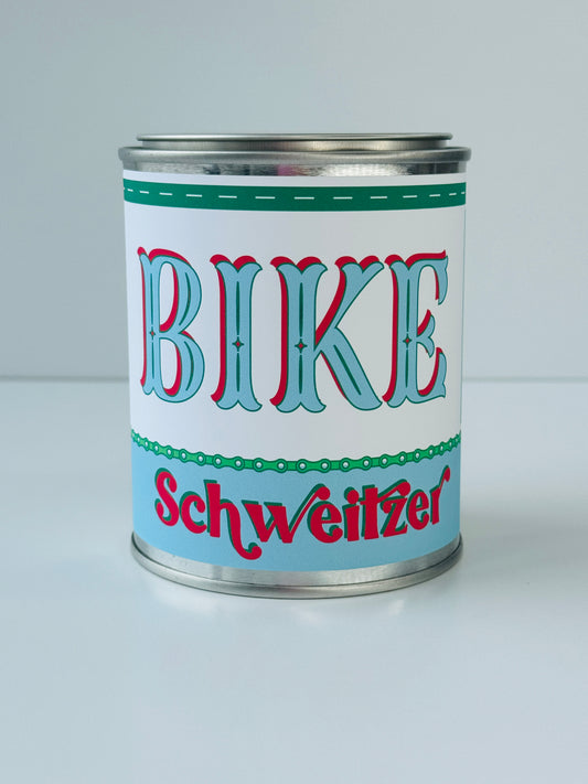 Bike Schweitzer - Paint Tin Candle