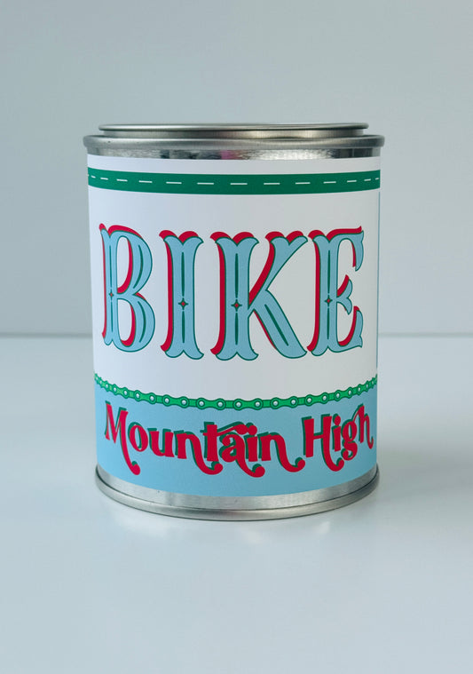 Bike Mountain High - Paint Tin Candle