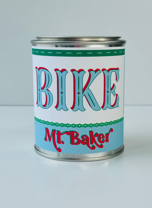 Bike Mt. Baker - Paint Tin Candle