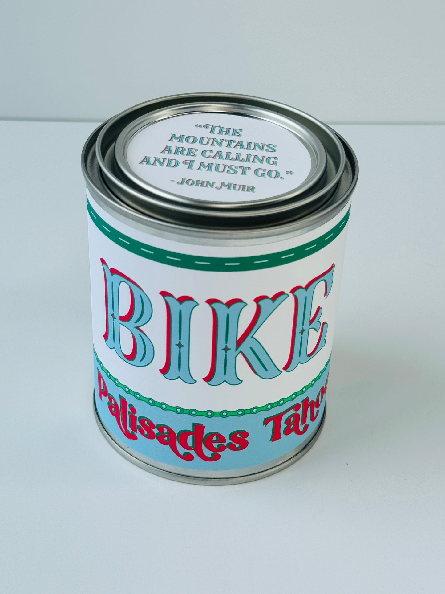 Bike Palisades Tahoe - Paint Tin Candle