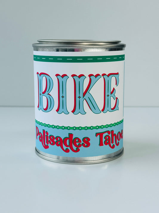 Bike Palisades Tahoe - Paint Tin Candle