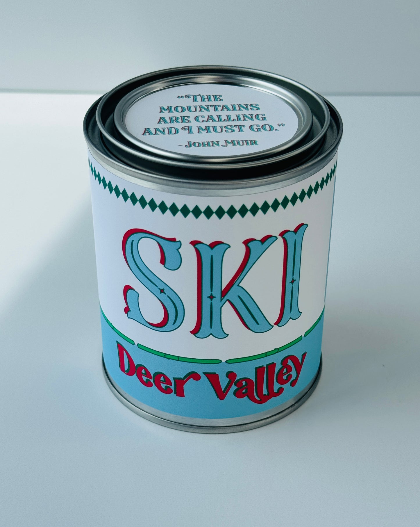 Ski Deer Valley - Paint Tin Candle