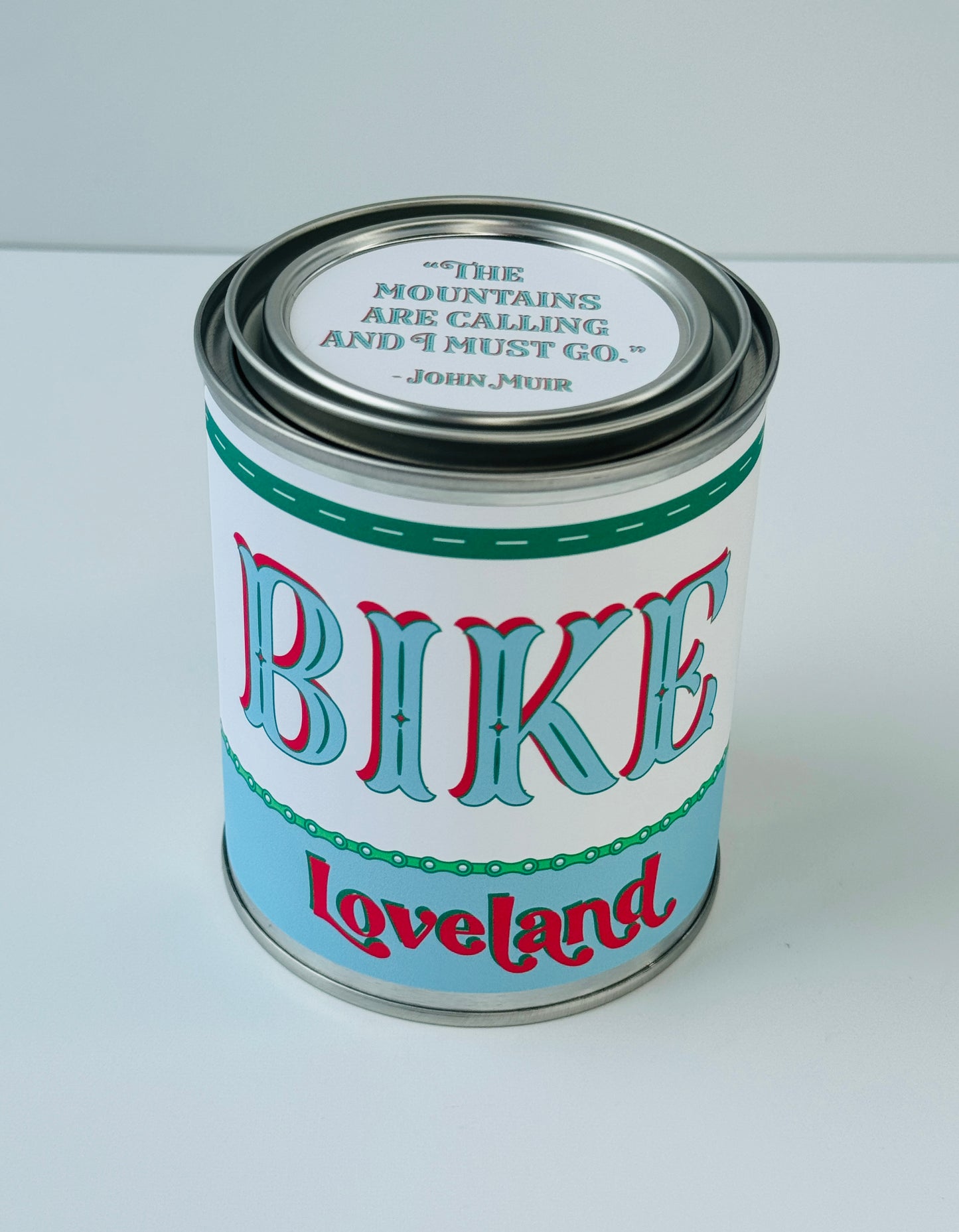 Bike Loveland - Paint Tin Candle