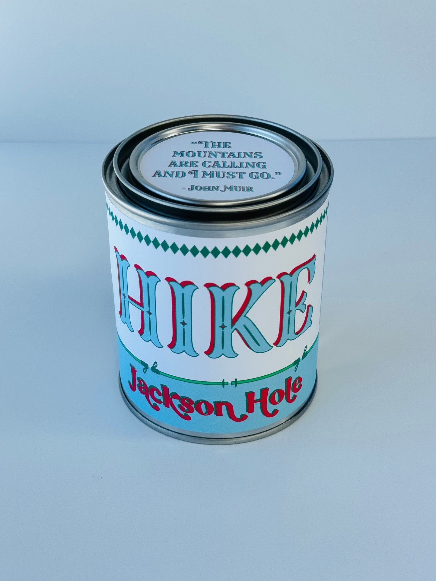 Hike Jackson Hole - Paint Tin Candle