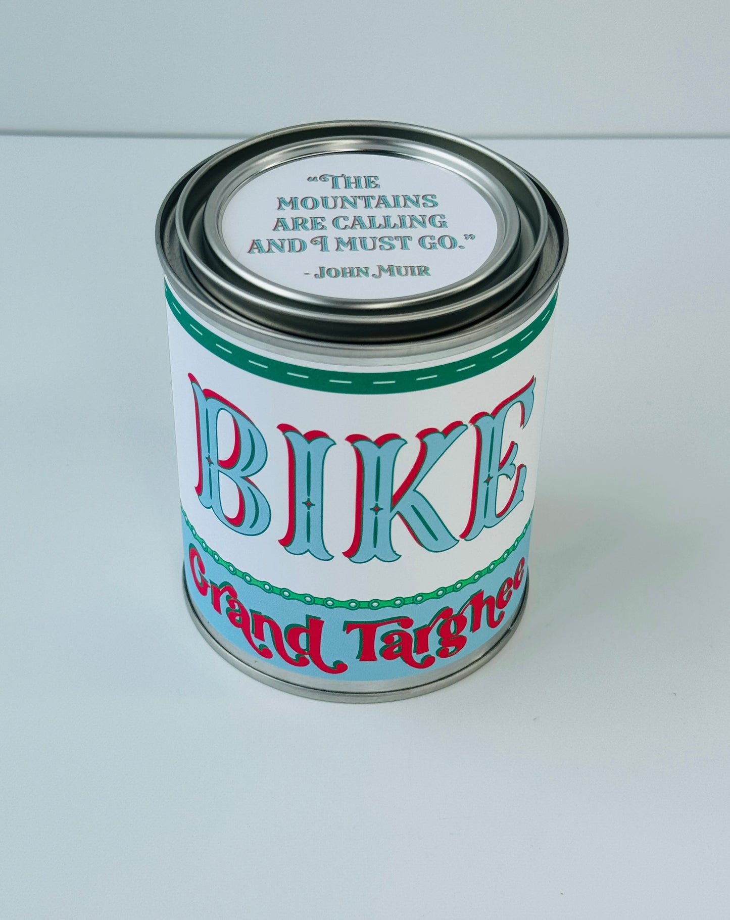 Bike Grand Targhee - Paint Tin Candle