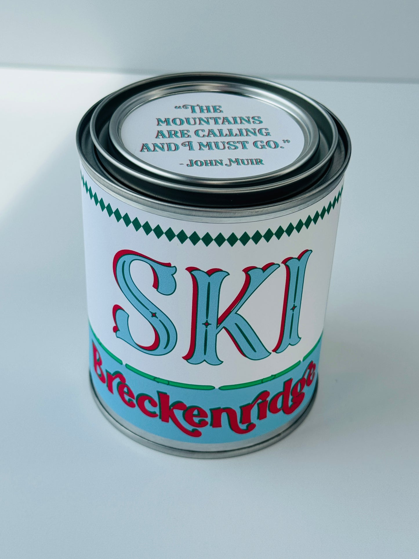 Ski Breckenridge - Paint Tin Candle