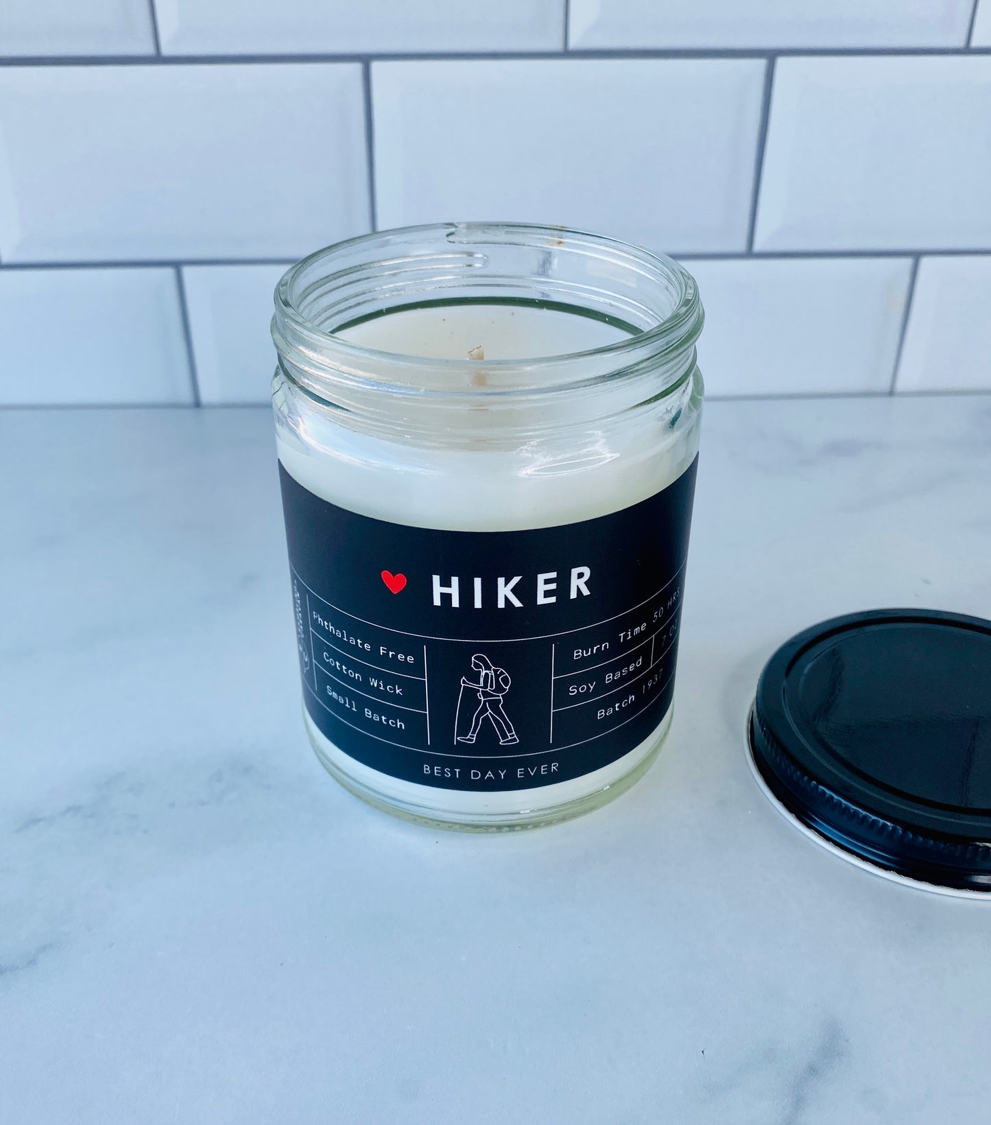 Hiker Candle